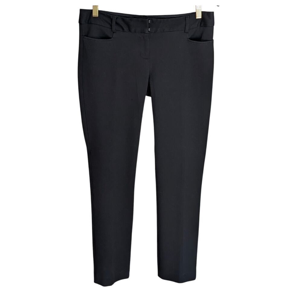 New York & Co. Petite Black Stretch Dress Pants - 4